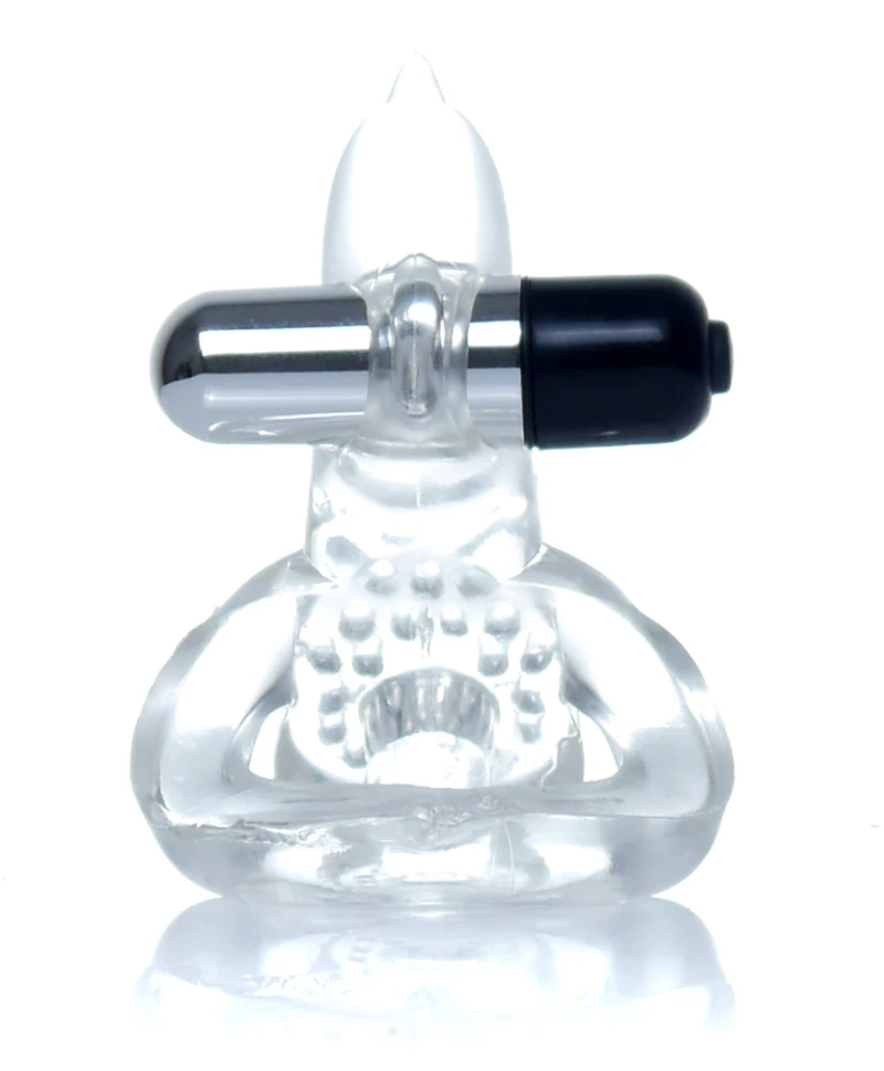 Dolphin Vibro CockRing Clear