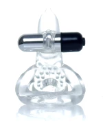 Dolphin Vibro CockRing Clear