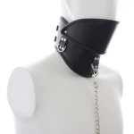 Μαύρο Κολλάρο με Καλύπτρα Στόματος Naughty Toys