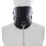 Μαύρο Κολλάρο με Καλύπτρα Στόματος Naughty Toys