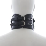Μαύρο Κολλάρο με Καλύπτρα Στόματος Naughty Toys