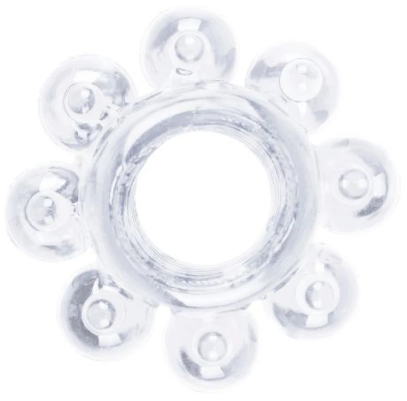 4 Cock Ring Set Clear