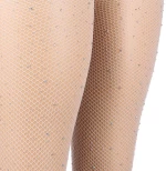White Fishnet Diamonds Pantyhose