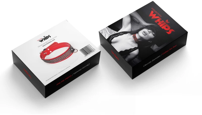 WHIPS Vegan Red collar