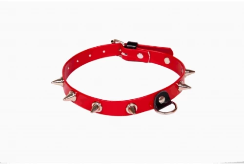Whips Women's collar 2cm red