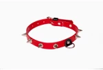 Whips Women's collar 2cm red