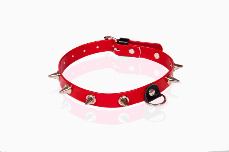 Whips Women's collar 2cm red