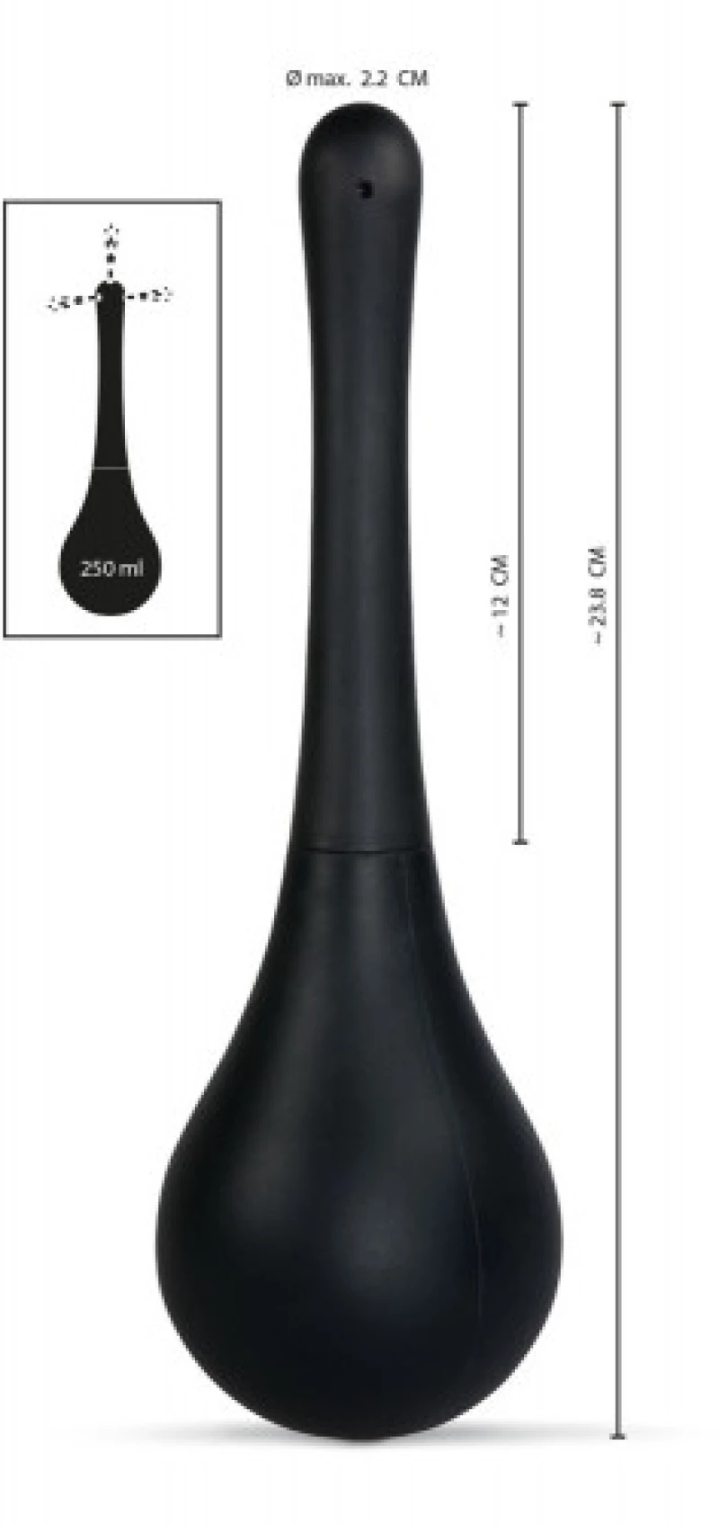 REBEL πρωκτικό ντους 200ml