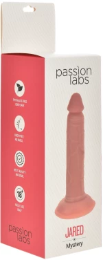 Dildo Realistic Jared Black 19 Cm Passion Labs