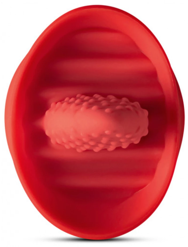 Red silicone vibrating Licking Tongue Rose Flower