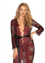 Obsessive Redessia Red Lacy Kimono