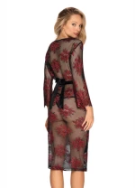 Obsessive Redessia Red Lacy Kimono