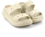 Γυναικείο Mule Crocs Classic Crush Sandal Χρώματος Μπεζ 207670-2Y2
