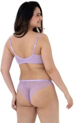 Dorina Γυναικείο Brazil Caia - 1+1 ΔΩΡΟ - Λιλά & Λευκό - 2 Pack