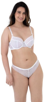 Dorina Γυναικείο Brazil Caia - 1+1 ΔΩΡΟ - Λιλά & Λευκό - 2 Pack