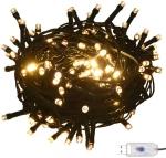 ΧΡΙΣΤΟΥΓΕΝ. ΜΠΑΛΕΣ ΣΕΤ 120 ΤΕΜ. ΜΕ ΚΟΡΥΦΗ & 300 LED ΛΕΥΚΟ/ΓΚΡΙ 330100