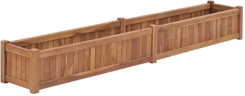 ΖΑΡΝΤΙΝΙΕΡΑ ΥΠΕΡΥΨΩΜΕΝΗ 200 X 30 X 25 ΕΚ. ΑΠΟ ΜΑΣΙΦ ΞΥΛΟ TEAK 48970