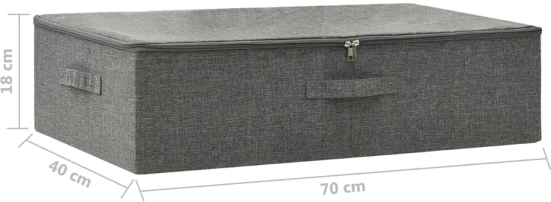 ΚΟΥΤΙ ΑΠΟΘΗΚΕΥΣΗΣ ΑΝΘΡΑΚΙ 70 X 40 X 18 ΕΚ. ΥΦΑΣΜΑΤΙΝΟ 332903