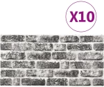 ΠΑΝΕΛ ΤΟΙΧΟΥ 3D 10 ΤΕΜ. ΣΧΕΔΙΟ ΤΟΥΒΛΑ ΣΚΟΥΡΟ ΓΚΡΙ EPS 332925