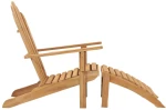 ΚΑΡΕΚΛΑ ADIRONDACK ΜΕ ΥΠΟΠΟΔΙΟ ΑΠΟ ΜΑΣΙΦ ΞΥΛΟ TEAK 316165