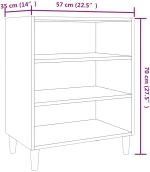 ΝΤΟΥΛΑΠΙ ΚΑΠΝΙΣΤΗ ΔΡΥΣ 57 X 35 X 70 ΕΚ. ΑΠΟ ΜΟΡΙΟΣΑΝΙΔΑ 813188