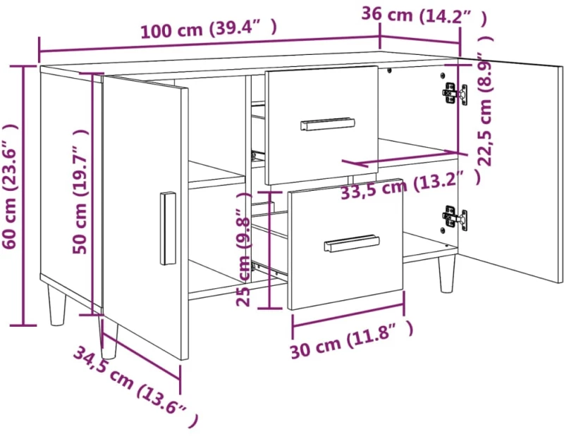 ΝΤΟΥΛΑΠΙ ΓΚΡΙ ΣΚΥΡΟΔΕΜΑΤΟΣ 100 X 36 X 60 ΕΚ. ΕΠΕΞΕΡΓΑΣΜΕΝΟ ΞΥΛΟ 812514