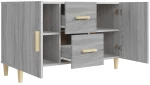 ΜΠΟΥΦΕΣ ΓΚΡΙ SONOMA 100 X 36 X 60 ΕΚ. ΑΠΟ ΕΠΕΞΕΡΓΑΣΜΕΝΟ ΞΥΛΟ 817466