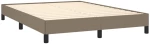 ΠΛΑΙΣΙΟ ΚΡΕΒΑΤΙΟΥ TAUPE 140X200 ΕΚ. ΥΦΑΣΜΑΤΙΝΟ 346724