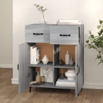 ΝΤΟΥΛΑΠΙ ΓΚΡΙ SONOMA 69,5 X 34 X 90 ΕΚ. ΑΠΟ ΕΠΕΞΕΡΓΑΣΜΕΝΟ ΞΥΛΟ 817361