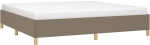 ΠΛΑΙΣΙΟ ΚΡΕΒΑΤΙΟΥ TAUPE 200X200 ΕΚ. ΥΦΑΣΜΑΤΙΝΟ 347193