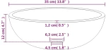 ΝΙΠΤΗΡΑΣ ΜΑΥΡΟΣ 35 X 12 ΕΚ. ΑΠΟ ΨΗΜΕΝΟ ΓΥΑΛΙ 345246
