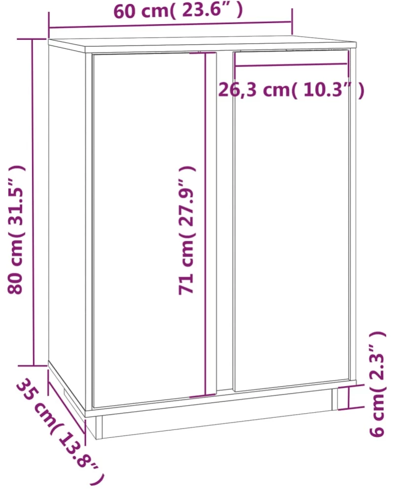 ΝΤΟΥΛΑΠΙ ΜΑΥΡΟΣ 60X35X80 ΕΚ. ΑΠΟ ΜΑΣΙΦ ΞΥΛΟ ΠΕΥΚΟΥ 814493