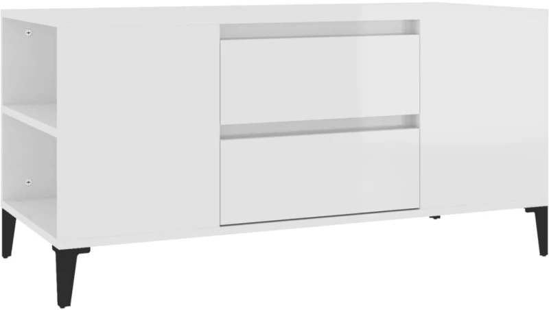 ΈΠΙΠΛΟ ΤΗΛΕΟΡΑΣΗΣ ΓΥΑΛ. ΛΕΥΚΟ 102X44,5X50 ΕΚ.ΕΠΕΞΕΡΓΑΣΜΕΝΟ ΞΥΛΟ 819606