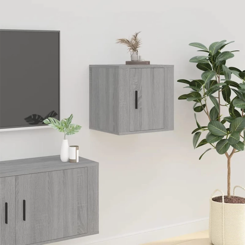 ΈΠΙΠΛΑ ΤΗΛΕΟΡΑΣΗΣ ΕΠΙΤΟΙΧΙΑ 2 ΤΕΜ. ΓΚΡΙ SONOMA 40X34,5X40 ΕΚ. 816653