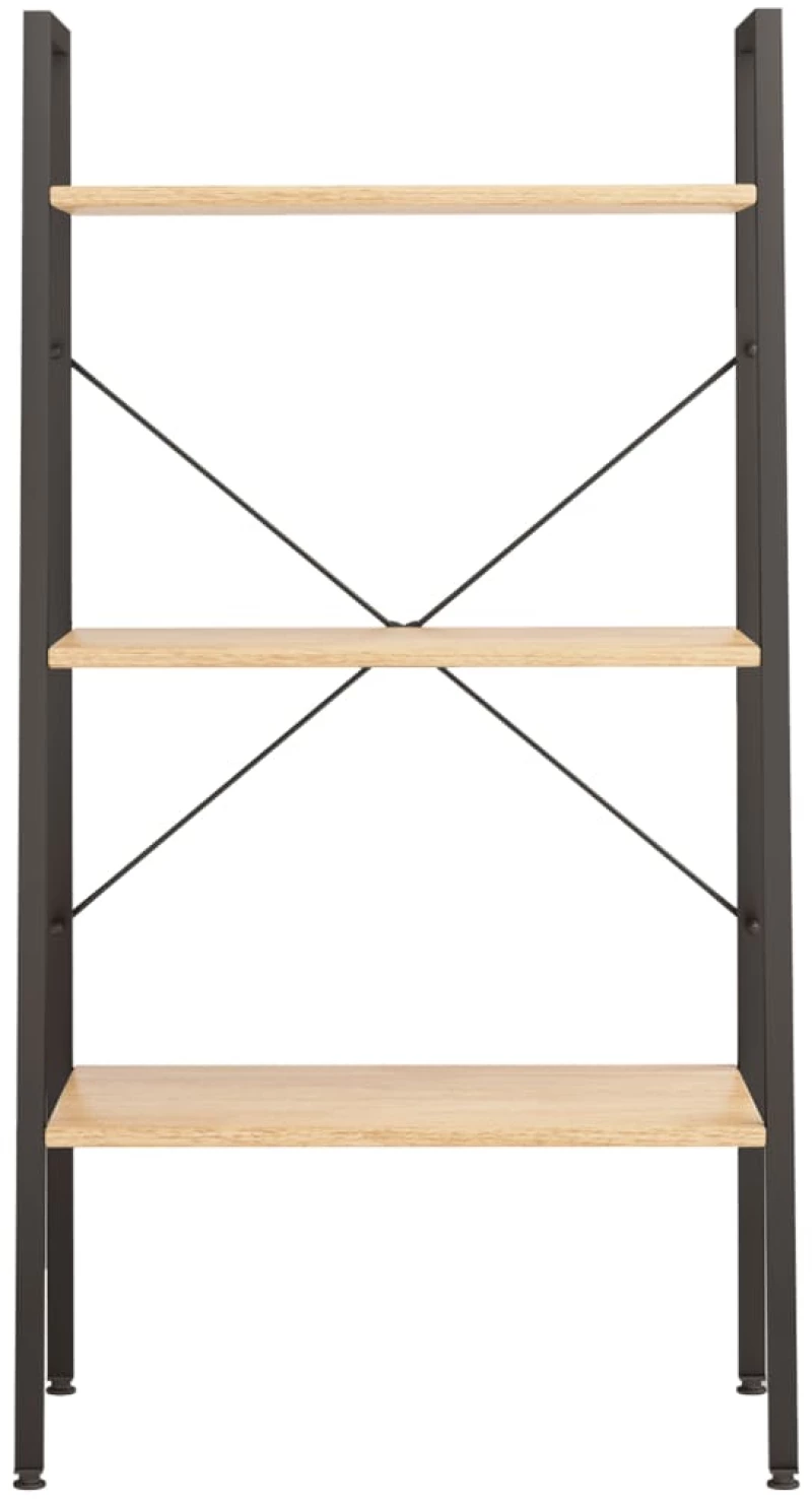 ΡΑΦΙΕΡΑ 3 ΕΠΙΠΕΔΩΝ ΑΝΟΙΧΤΟ ΚΑΦΕ & ΜΑΥΡΟ 56 X 35 X 108 ΕΚ. 336361