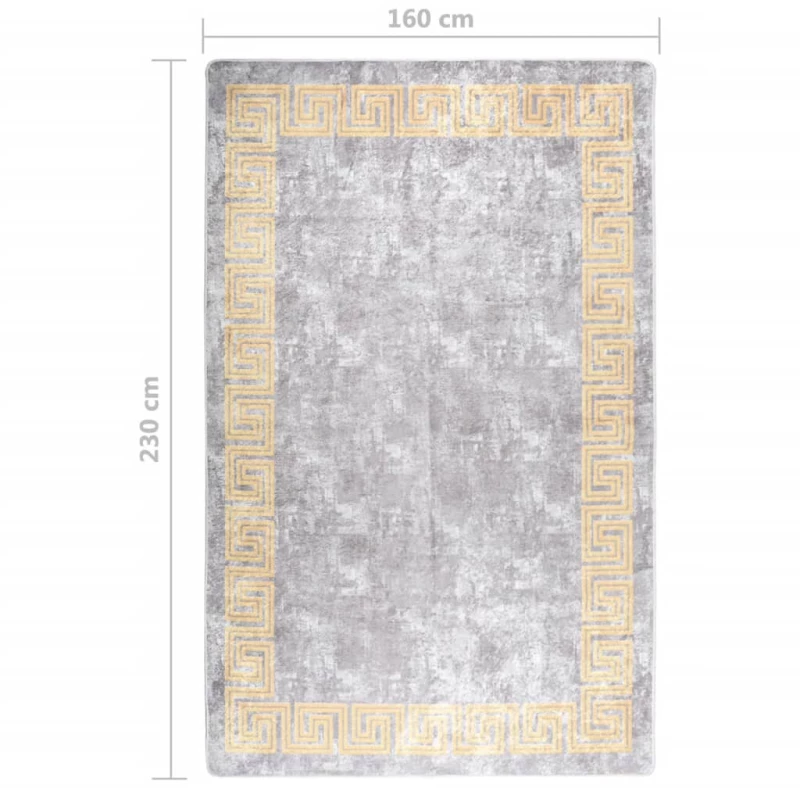 ΧΑΛΙ ΠΛΕΝΟΜΕΝΟ ΑΝΤΙΟΛΙΣΘΗΤΙΚΟ ΓΚΡΙ 160 X 230 ΕΚ. 337937