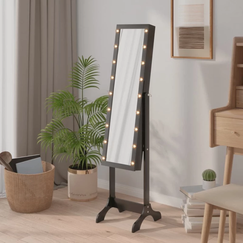 ΚΑΘΡΕΦΤΗΣ ΕΠΙΔΑΠΕΔΙΟΣ ΜΕ LED ΜΑΥΡΟΣ 34 X 37 X 146 ΕΚ. 351767