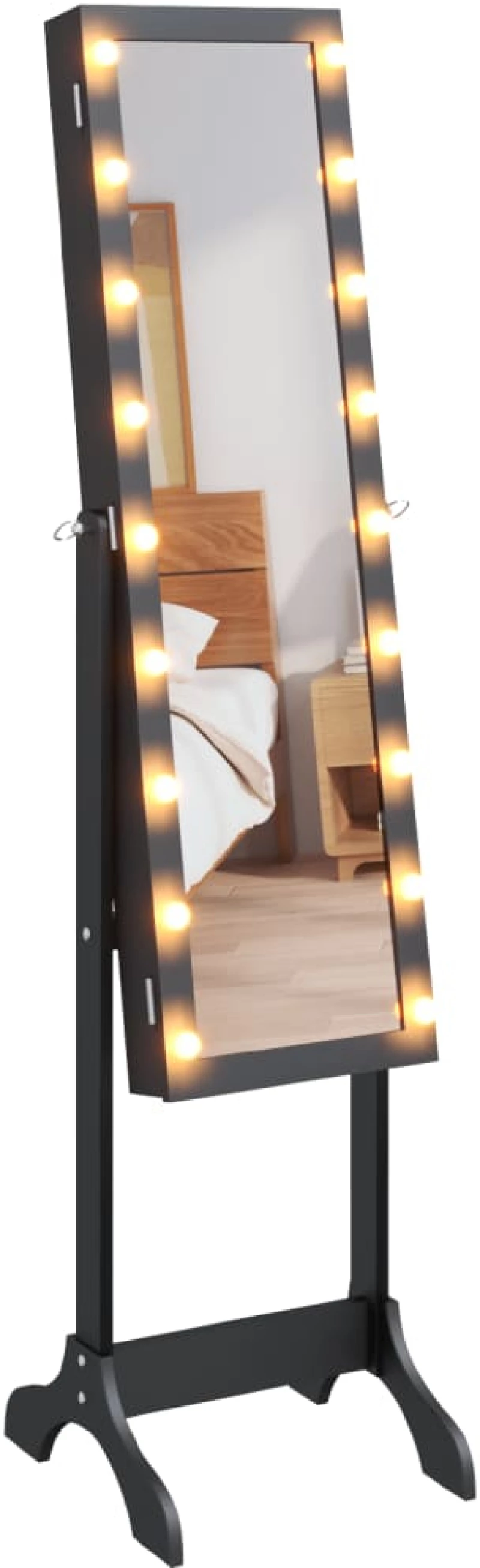 ΚΑΘΡΕΦΤΗΣ ΕΠΙΔΑΠΕΔΙΟΣ ΜΕ LED ΜΑΥΡΟΣ 34 X 37 X 146 ΕΚ. 351767