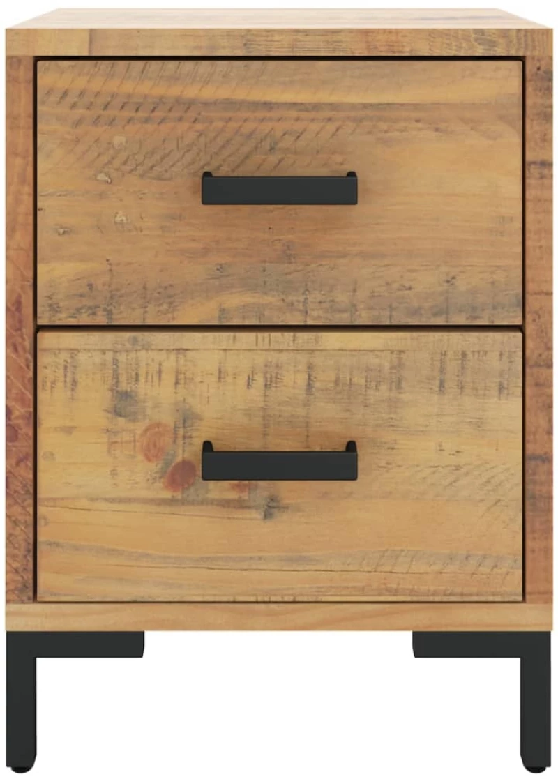 ΚΟΜΟΔΙΝΑ 2 ΤΕΜ. 36 X 30 X 45 ΕΚ. ΑΠΟ ΜΑΣΙΦ ΞΥΛΟ ΠΕΥΚΟΥ 3120338