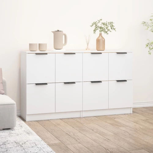 ΝΤΟΥΛΑΠΙΑ 2 ΤΕΜ. ΛΕΥΚΑ 60 X 30 X 70 ΕΚ. ΑΠΟ ΕΠΕΞΕΡΓΑΣΜΕΝΟ ΞΥΛΟ 3115804