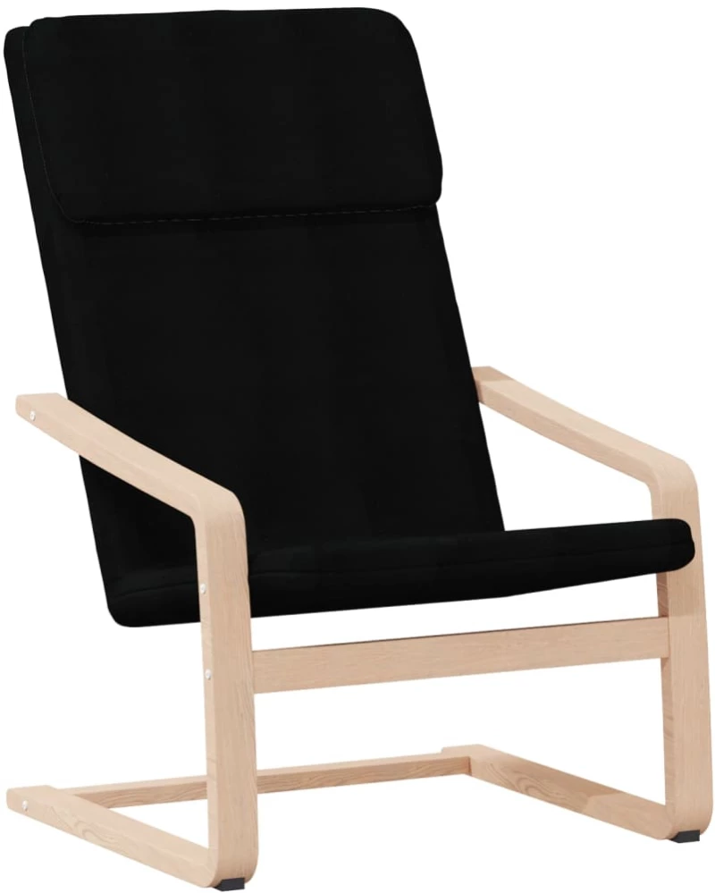 ΠΟΛΥΘΡΟΝΑ RELAX ΜΑΥΡΟ ΥΦΑΣΜΑΤΙΝΗ ΜΕ ΥΠΟΠΟΔΙΟ 3154416