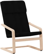 ΠΟΛΥΘΡΟΝΑ RELAX ΜΑΥΡΟ ΥΦΑΣΜΑΤΙΝΗ ΜΕ ΥΠΟΠΟΔΙΟ 3154416