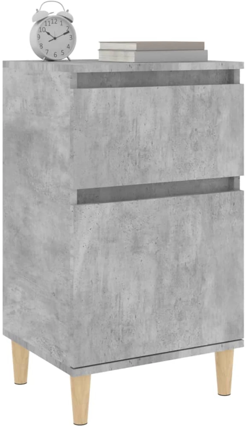 ΚΟΜΟΔΙΝΑ 2 ΤΕΜ. ΓΚΡΙ ΣΚΥΡΟΔΕΜΑΤΟΣ 40X35X70 ΕΚ. 819701
