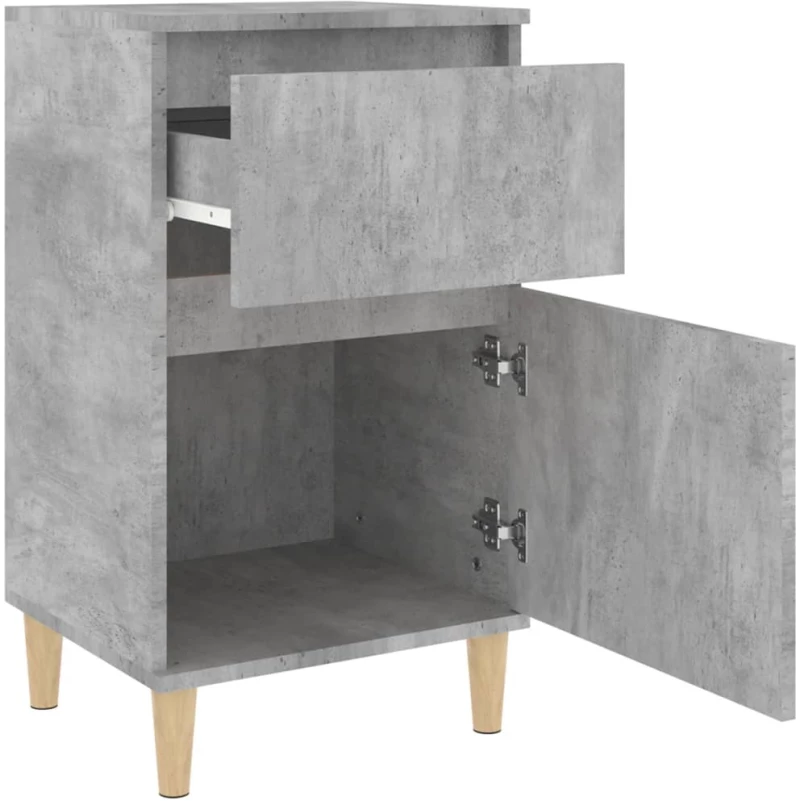 ΚΟΜΟΔΙΝΑ 2 ΤΕΜ. ΓΚΡΙ ΣΚΥΡΟΔΕΜΑΤΟΣ 40X35X70 ΕΚ. 819701