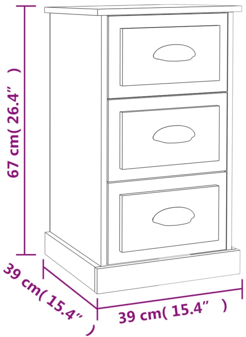 ΚΟΜΟΔΙΝΟ SONOMA ΔΡΥΣ 39 X 39 X 67 ΕΚ. ΑΠΟ ΕΠΕΞΕΡΓΑΣΜΕΝΟ ΞΥΛΟ 816163
