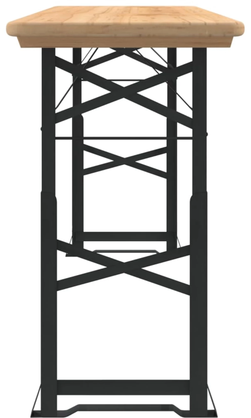 ΤΡΑΠΕΖΙ ΜΠΥΡΑΣ ΠΤΥΣΣΟΜΕΝΟ 170X50X75/105 ΕΚ. ΜΑΣΙΦ ΞΥΛΟ ΕΛΑΤΗΣ 363114