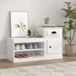 ΠΑΠΟΥΤΣΟΘΗΚΗ ΓΥΑΛΙΣΤΕΡΟ ΛΕΥΚΟ 100X42X60 ΕΚ. ΕΠΕΞΕΡΓΑΣΜΕΝΟ ΞΥΛΟ 816418