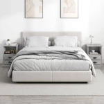 ΚΟΜΟΔΙΝΑ 2 ΤΕΜ. ΓΚΡΙ ΣΚΥΡΟΔΕΜΑΤΟΣ 43X36X60 ΕΚ. 816337