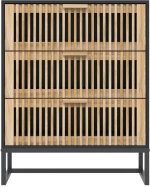 ΣΥΡΤΑΡΙΕΡΑ ΜΑΥΡΗ 60 X 30 X 75 ΕΚ. ΑΠΟ ΕΠΕΞΕΡΓΑΣΜΕΝΟ ΞΥΛΟ 352113
