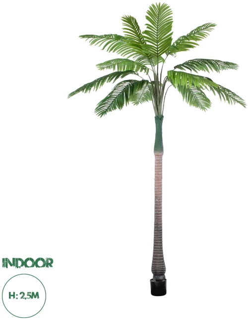GloboStar® Artificial Garden COCONUT PALM TREE 20088 Τεχνητό Διακοσμητικό Φυτό Φοινικόδεντρο Κοκοφοίνικας Υ250cm